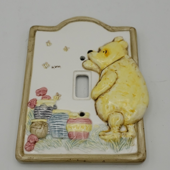 Disney Other - Classic Pooh Light Switch Plate Disney Charpente